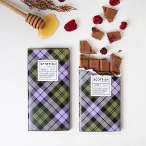 Heather Honey & Blackberry Milk Chocolate Bar by Quirky Chocolate