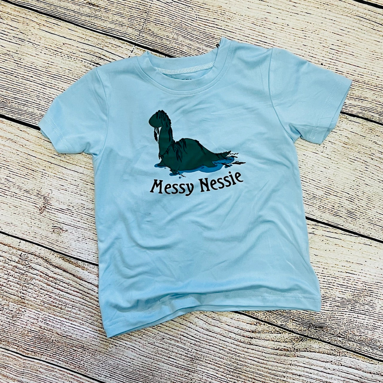 "Messy Nessie" Cute Loch Ness Monster Infant Onesies and Toddler Shirts