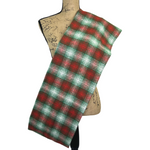 Old Time Retro Christmas Ombre Plaid Luxe Collection Infinity and Blanket Scarves