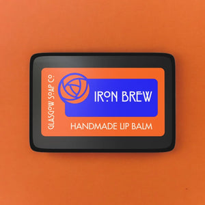 Handmade Lip Balm by Glasgow Soap Company in Iron Brew and Whisky Flavors