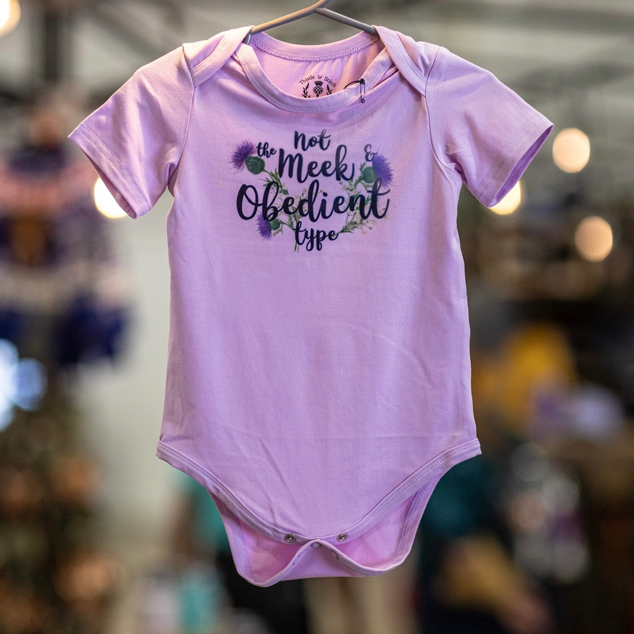 Infant Not the Meek & Obedient Type Onesies