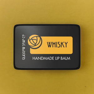 Handmade Lip Balm by Glasgow Soap Company in Iron Brew and Whisky Flavors