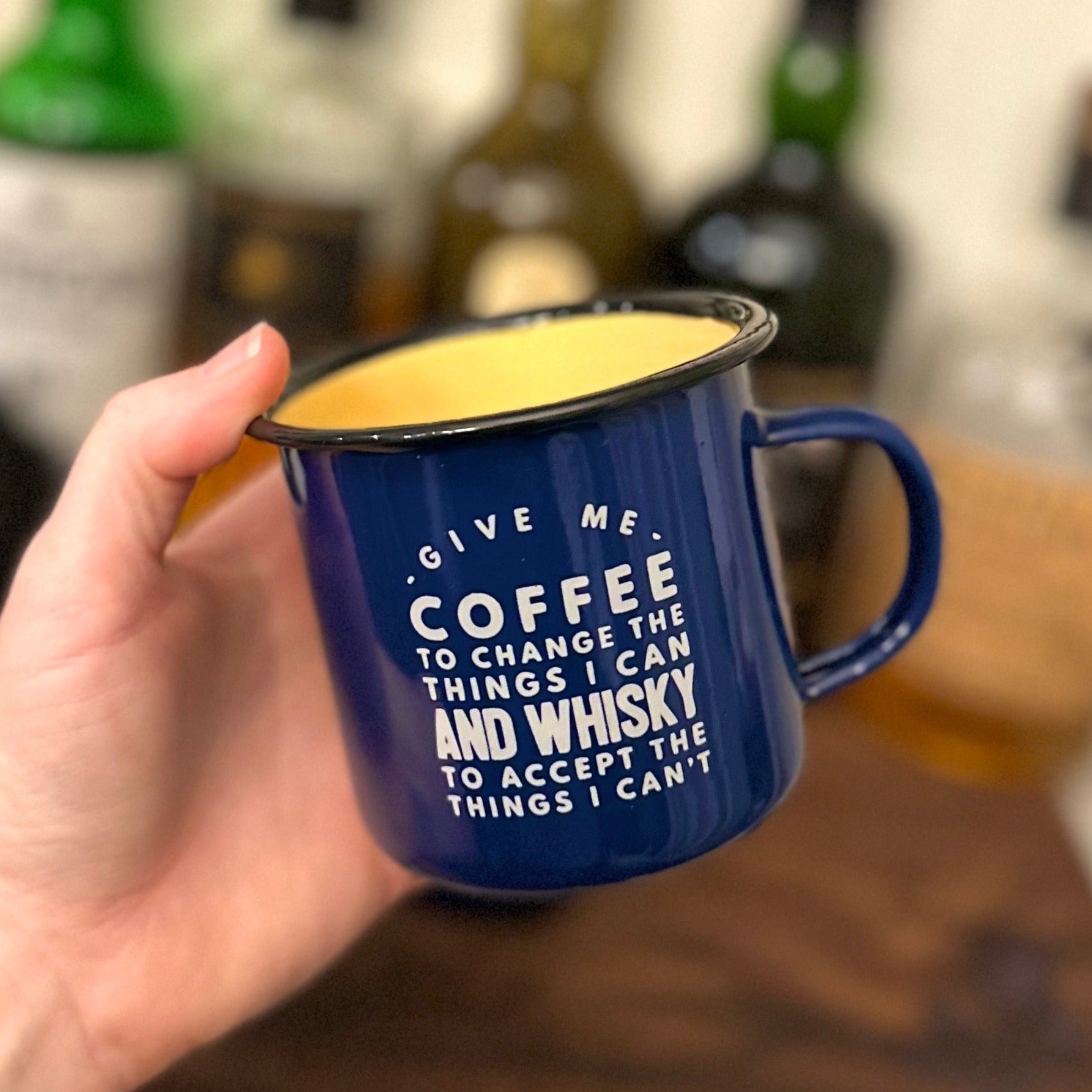 Buy Probably Whiskey Enamel Coffee Mug, Probably Whiskey Mug